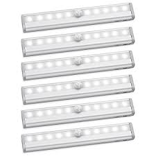 Safe Lights For Decorative Puck Lights Stick Anywhere Closet Light Stair Lights Hallway White Pack Of 6 Cordless Battery Powered Led Night Light Amir Motion Sensor Light Under Cabinet Lamps