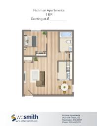 Channing e phillips homes apartments. Richman Apartments In Washington Dc Wc Smith Small House Plans 1 Bedroom Apartment 1 Bedroom House