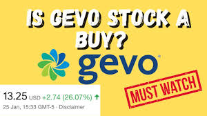 Why gevo stock popped again on thursday. Ern4hjuyluwy6m