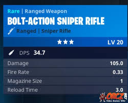 Fortnite Battle Royale Bolt Action Sniper Rifle Orcz Com