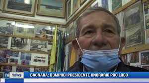 BAGNARA CALABRA: DOMENICI PRESIDENTE ONORARIO DELLA PRO LOCO