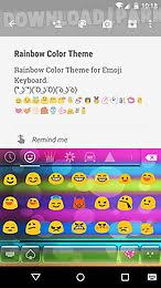 Más de 4 mil emojis y emoticonos disponibles. Rainbow Color Emoji Keyboard Android Aplicacion Gratis Descargar Apk