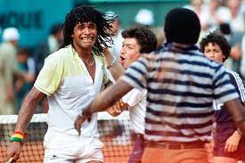 Roland garros france outdoor clay qf yannick noah 76 62 57 60. Yannick Et Zacharie 1983