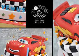 反斗車王mcqueen car cake handmade cake