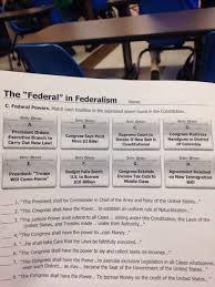 Maybe you would like to learn more about one of these? The Federal In Federalism Federal Powers Match Chegg Com
