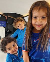 Enzo's daughter and Cucu's children are travelling to Wroclaw to support  the Chelsea 💙 📸: _claurodri