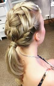 The 10th braid in my series is a french braid into a messy ,curly ponytail hairstyle. 20 Easy French Braid Ponytails You May Want To Copy Hairstyles Weekly