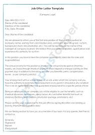 Get your employment offer letter today. Job Offer Letter Format Sample Template And How To Write A Job Offer Letter A Plus Topper