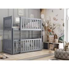 Wooden Bunk Bed Konrad With Cot Bed