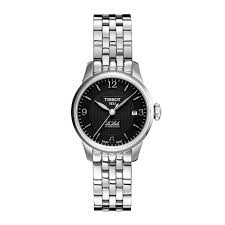Embodying swiss quality and innovation since 1853, tissot has cemented itself as one of the biggest watch brands in the world. Tissot Le Locle Automatic Lady Black Dial And Bracelet T41118354