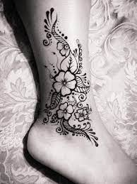 Temporary tattoo women arm waterproof sticker realistic fake art leg thighs rose. Pin By Mendylu On Henna Tattoos Henna Leg Tattoo Leg Henna Henna Tattoo Designs