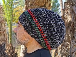 Xl Black Panther Rasta Tam Oceanic Reggae Art Mesh Variegated Africa Hat Dreadlocks Jamaica Boho Kwanzaa Garvey Rastacap Marley Vegan Rasta Reggae Art Reggae
