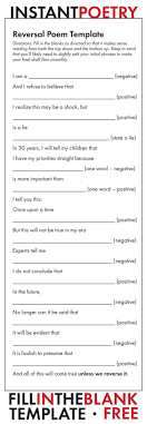Free And Easy Poetry Assignment Just Print And Teach Poetry Highschoolenglish Middleschoolenglish Poetry Lessons Teaching Poetry Teaching Writing