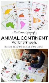 Around The World Around The World Around The World Around The World Animals Around The World Activity Continents Activities Montessori Activities Montessori Geography