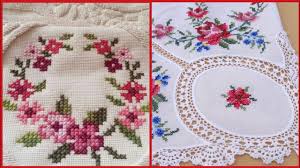 Fantasy cross stitch stitch 2 cross stitching dolphins cross stitch patterns sheet music dance gallery fairy. Awesome Cross Stitch Hand Embroidery Designs Patterns For Table Cover Bedsheet Youtube