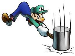 luigi hammer characters art mario luigi superstar saga mario and luigi super mario art saga art