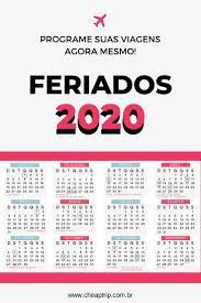 Feriados nacionais para o ano de 2020. Pin Em Blogs Amigos