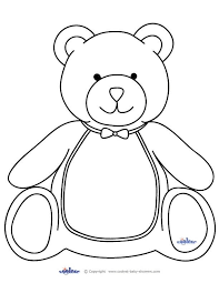 Outline Drawing Teddy Bear - Google Search Teddy Bear Template Teddy Bear Patterns Free Teddy Bear Crafts
