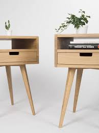 Pair Of Mid Century Modern Nightstand Bedside Table End Etsy Mid Century Modern Nightstand Modern Bedside Table Modern Nightstand
