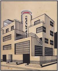 Robert Mallet Stevens French 1886 1945 Villa Des Freres Martel Designed For Brothers Jan A Art Deco Buildings Art Deco Architecture Architecture Drawing