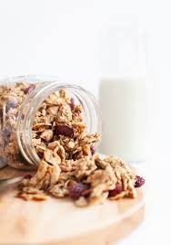 Combine the oatmeal, almonds, bran, wheat germ, sunflower seeds, cinnamon, nutmeg and flax seeds in a large bowl. Easy Sugar Free Granola Recipe Nutrition In The Kitch