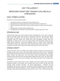 Apakah ibu bapa bersopan santun apabila bercakap dengan pasangan? Tajuk 7 Mengubah Sikap Dan Tingkahlaku Melalui Komunikasi