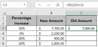 How to calculate the percentages of a total in excel. Get Original Number In Excel From The Percent Change