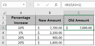 Calculating reverse percentages depends on knowing that before an increase or decrease in price, an item is always worth 100% of its value, no matter what that value is. Get Original Number In Excel From The Percent Change