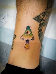 Mushroom tattoo mushroom tattoos designs ideas and meaning tattoos. Tattoo Uploaded By Bortueng008 One Eye Mushroom 1115555 Tattoodo