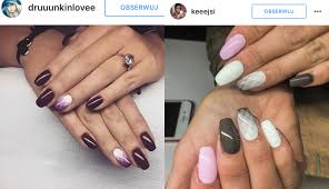 Geometryczne Ombre Najnowszy Trend Paznokcie Jesien 2016