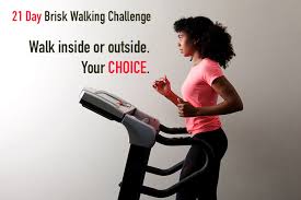 21 day brisk walking challenge black weight loss success