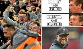 Liverpool vs everton derby, what a game it was 🔥 @thefootballcollection. Liverpool Fan Creates Hilarious Meme As Reds Win Then Everton Man City And Man Utd Lose Football Sport Express Co Uk