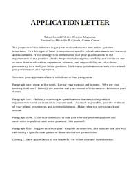 No matter what stage you are at in your career, a cover letter is an important document to demonstrate your experience and fit for the position you are applying. Free 9 Sample Letter Of Application Forms In Pdf Ms Word