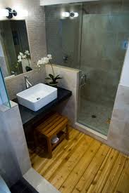 The pebble tile is the tan grey pebbles (small). Japanese Bathroom Design Ideas