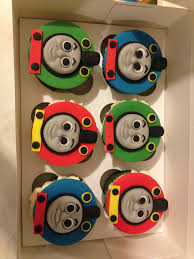 Thomas The Tank Engine Cupcakes Friends Birthday Cake Thomas Train Birthday Thomas The Train Birthday Party