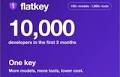Flatkey raises $10 million Series A after reporting 10,000 developers in two months