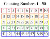 Free number flashcards for kindergarten & preschool! Printable Numbers 1 50 Worksheets Teachers Pay Teachers