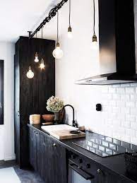 http www mydomaine com galley kitchens slide16 مطبخ اسود black kitchen faucets kitchen design small kitchen interior