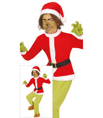 DISFRAZ GRINCH NAVIDAD INFANTIL