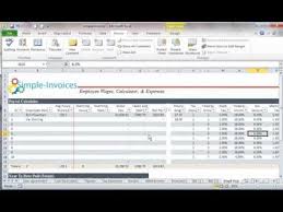Simple Invoices Billing Invoicing Software Easy Invoices Excel Invoices Book Keeping Youtube