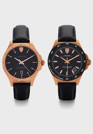 Over 80% new & buy it now; Buy Scuderia Ferrari Black Couple Analog Watch Gift Set For Men In Mena Worldwide 870033 C