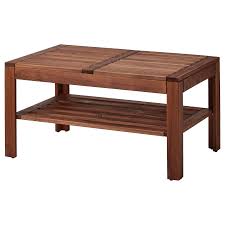 Applaro Coffee Table Outdoor Brown Stained 35 3 8x21 5 8 Ikea Coffee Table Outdoor Lounge Furniture Ikea
