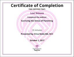 Pay for certificate upon completion. Get Our Free Parenting Class Certificate Of Completion Template Certificate Of Completion Template Certificate Of Completion Parenting Classes