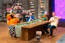 It's a block party in the Spring Baking kitchen! 🥳🍰 No griefers allowed!  😤 Don't miss #SpringBakingChampionship, TONIGHT @ 8|7c, and catch  #MinecraftMovie, only in theaters April 4th!
