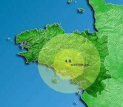 Sa profondeur est estimée à 10 kilomètres. Seisme De Magnitude 4 8 Ce Matin Actualites Meteo Meteo Bretagne