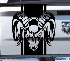 2x Hellfire 4x4 Off Road Truck Bed Decal Vinyl Sticker For Dodge Ram 1500 2500 Ebay Dodge Logo Ram Trucks Truck Graphics