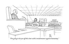 In A Courtroom Drawing By Paul Noth | Fine Art America