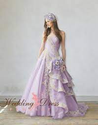 It's a wedding dress, it's a party dress, it's the perfect dress. Purple Wedding Dresses