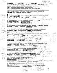 Enable inbound vty telnet sessions. General Chemistry Iii Honors Final Exam With Answer Key Chem 103 Docsity