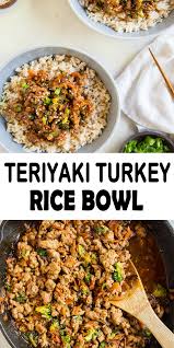 Teriyaki Turkey Rice Bowl Dailymealprep Co Recipe In 2020 Ground Turkey Recipes Healthy Healthy Turkey Recipes Healthy Ground Turkey